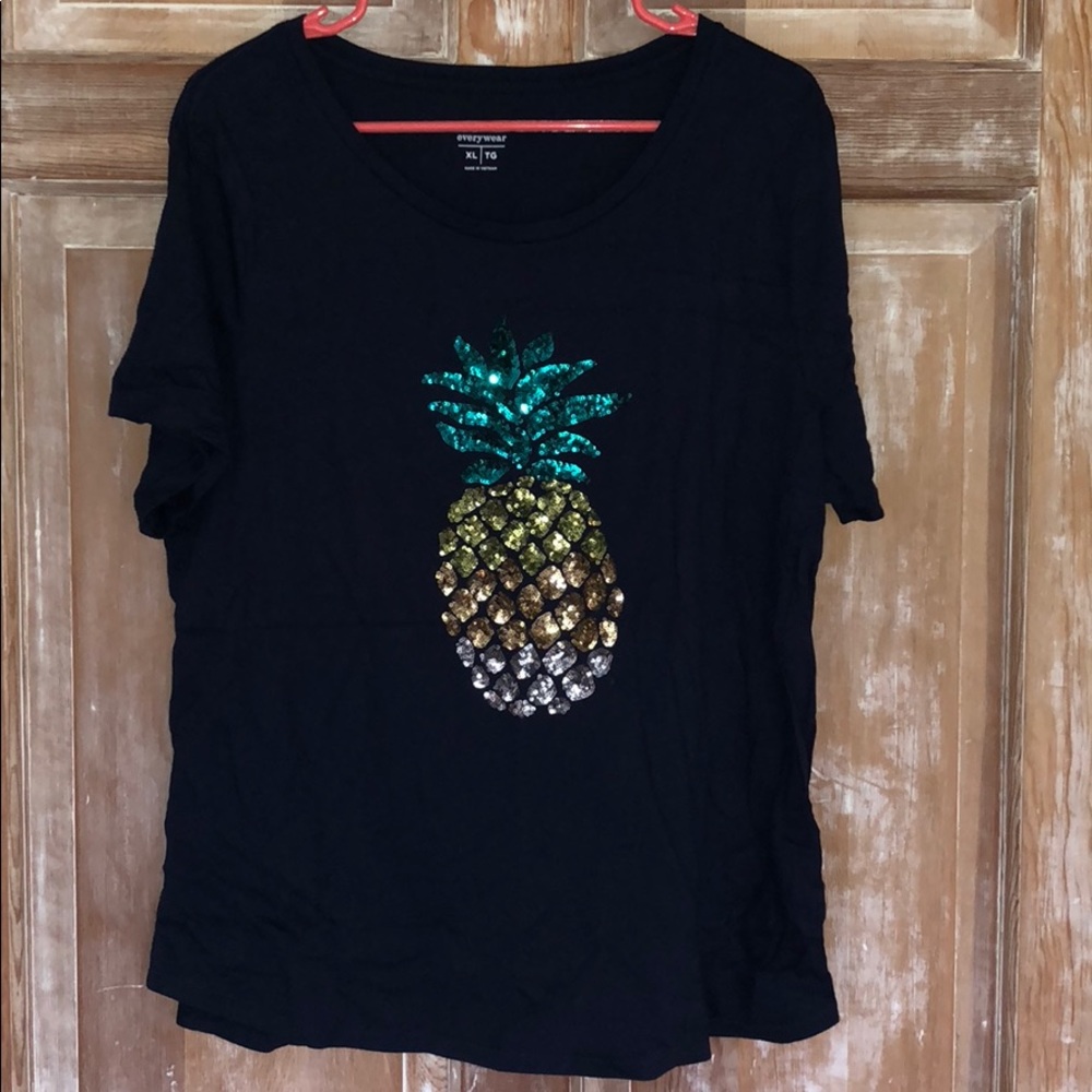 Sequined Pineapple Tee
